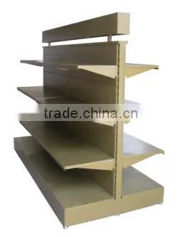 Classic Tegometall metal supermarket shelving display shelf with light box