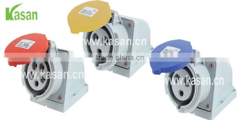 IP67 CEE 3 Pins Plastic Industrial Coupler