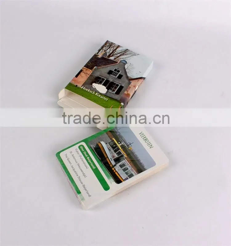 2016 Full Color High Quality Custom Educational Paper Cards