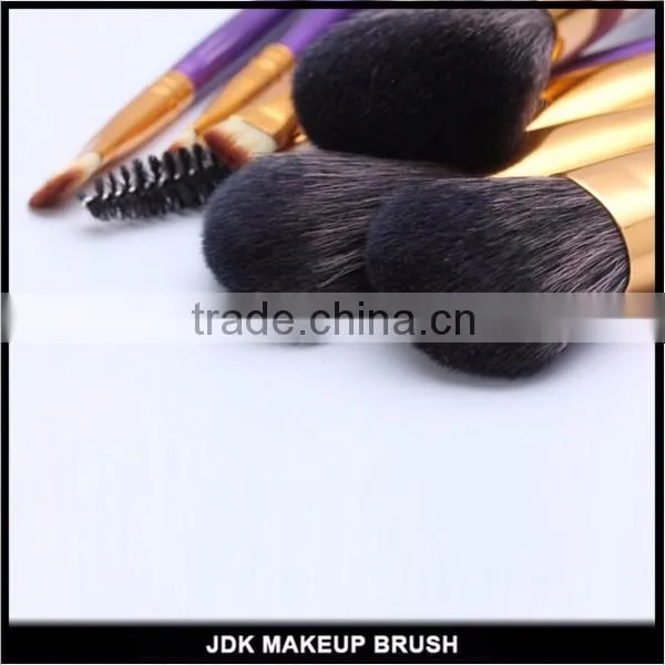 8pcs cheap price of makeup kit purple handle cosmetic brushes for makeup artists