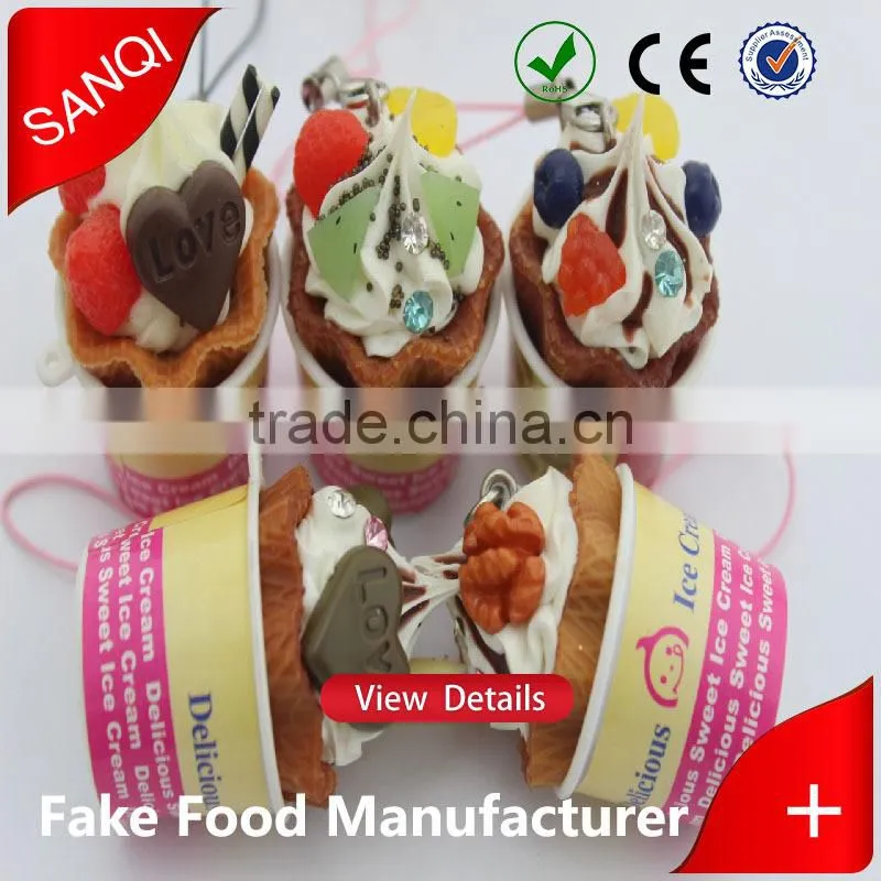 Replica fake rice in bowl keychain/Japanese food market
