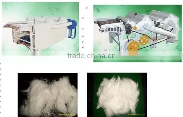 Good performance cotton cleaning machine/cotton waste making machine with china top quality