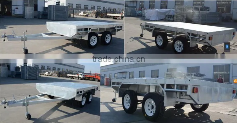 galvanized tandem 9x5 heavy duty commercial trailer