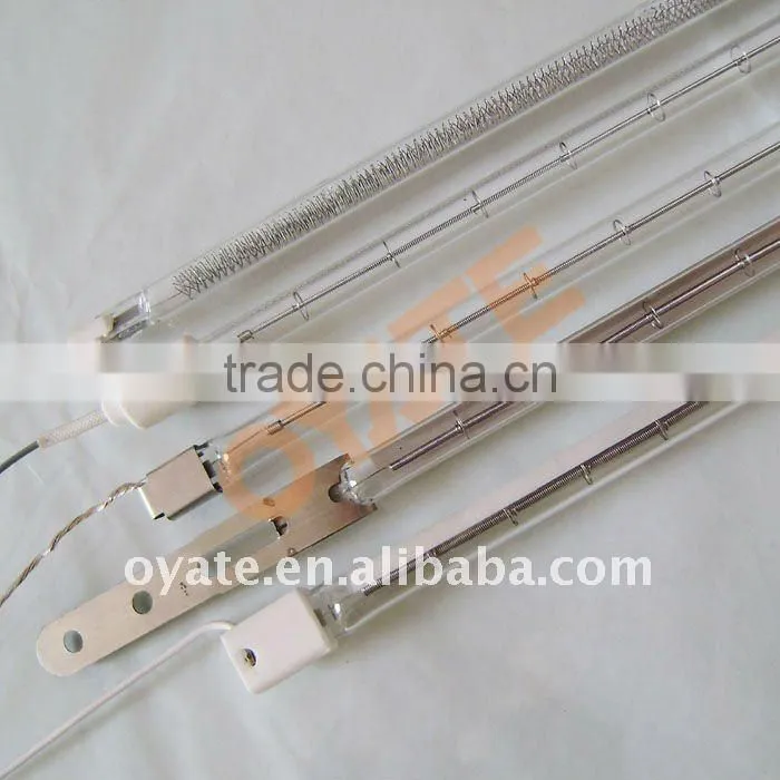 Infrared quartz electrical halogen heaters