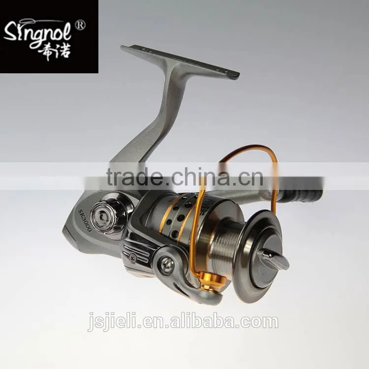 SK2000 8BB 5.5:1 Fishing Spinning Reel Aluminum Spool Fishing Gear fishing tackle