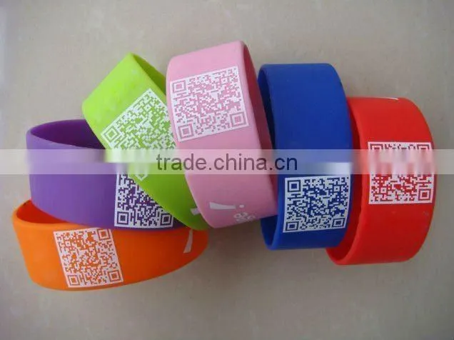 each unique qr code print id bracelet