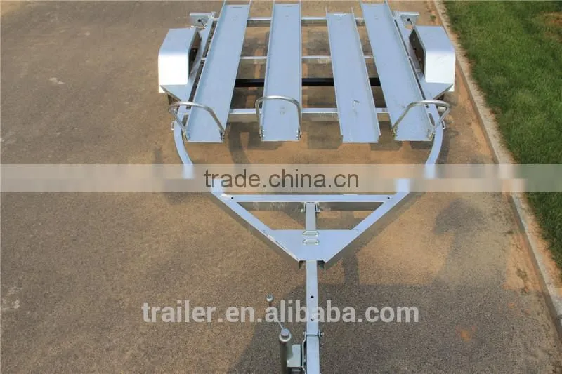 2015 hot sale ! Galvanized Motorcycle trailer