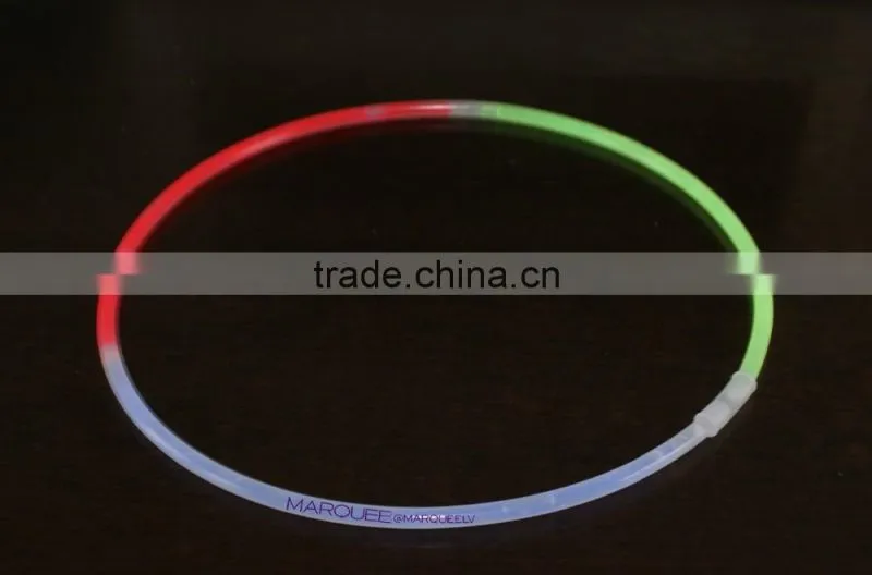 Two Color Glow In the Dark Logo Printing Necklace