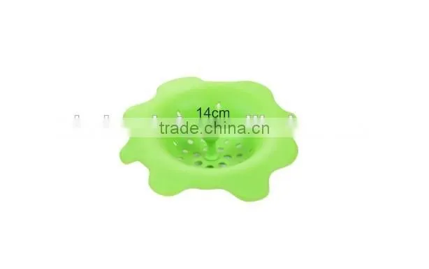 colorful kitchen silicone sink strainer