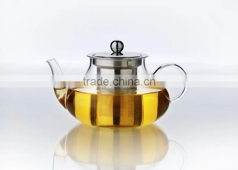 Teapot Kettle with Warmer - Tea Pot and Tea Strainer Set - Tea Infuser Holds