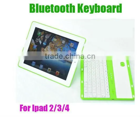 360 Degree Rotate Wireless Bluetooth Keyboard Case For iPad 2/3/4