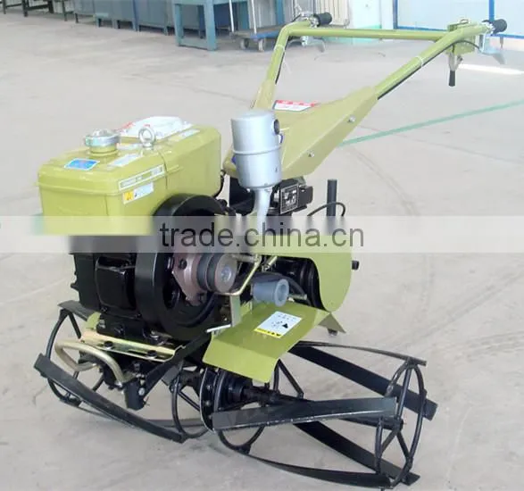 Best selling 176S diesel engine mini rotary tiller weeding machine, grass cutting machine