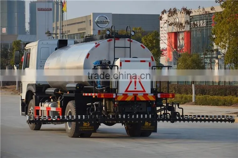 howo 10m3 intelligent asphalt distributor truck