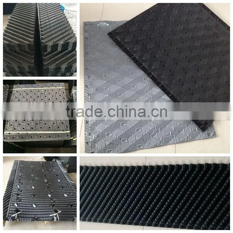 China Opened Cooling Tower Manufacturers/PVC S wave cooling tower fills for industrial use
