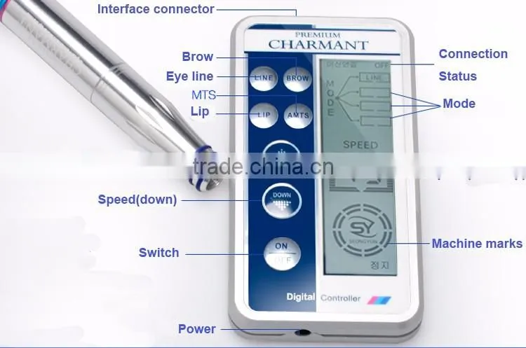 Factory price digital permanent makeup machine eyebrow tattoo pen