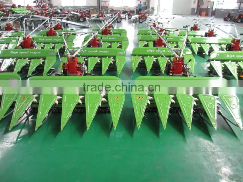 Professional mini rice reaper with chair, rice reaper