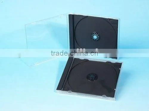 Factory direct sale cheap wholesale transparent jewel cd case