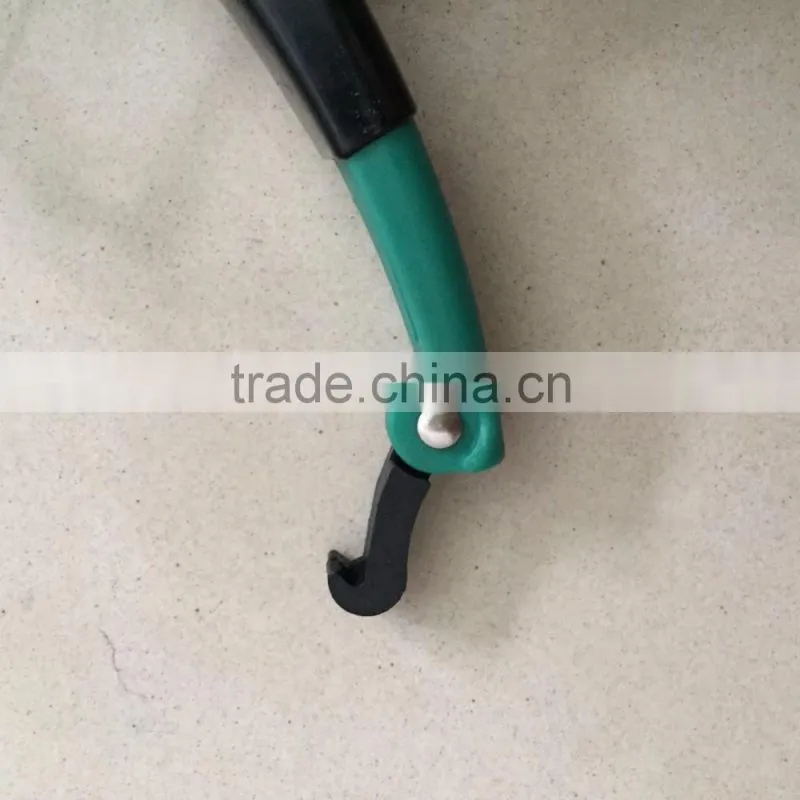 Lightweight pruner for gardening with plastic coated handle for a comfortable grip