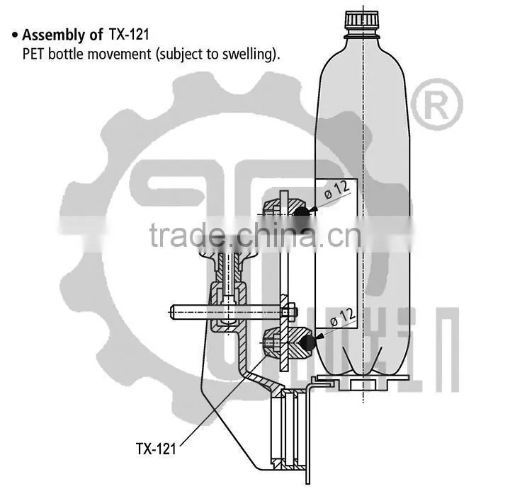 TX-121 C-Adjustable Single Clamp Guide-Rail Clamps