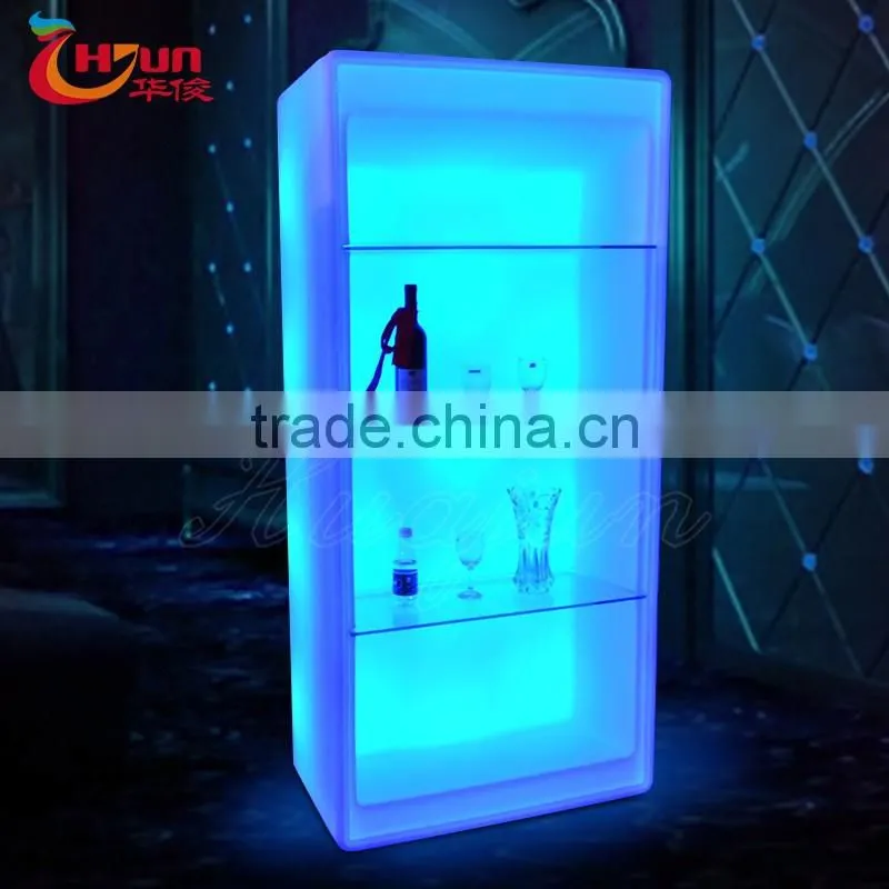 led lighting display rack for beer