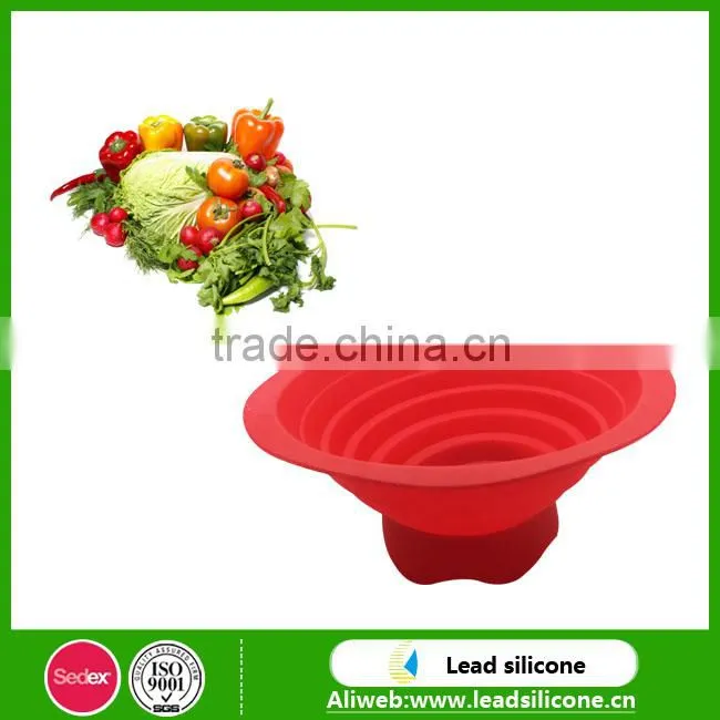 Multi-function kitchen Must Have Silicone Preparation Bowls Set, Food Preparation Bowls, folding Kitchen Silicone Pinch Bowls