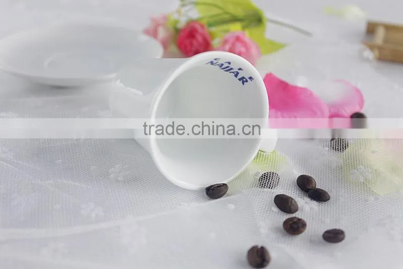 Factory direct wholesale customized white crockery coffee cup