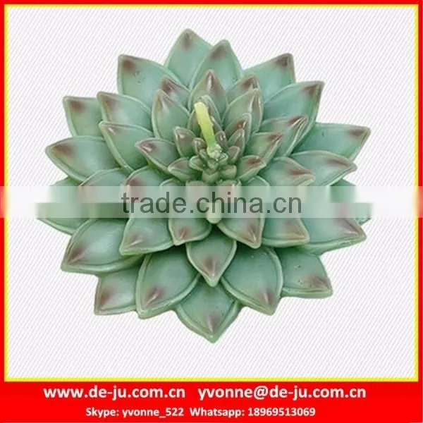 Green Plant Extraordinary Succulent Floating Birthday Candles