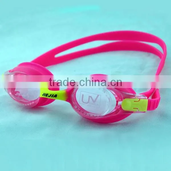 High quality cartoon design waterproof kids silicone swimming goggle