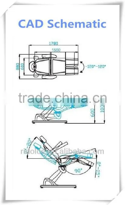 Tattoo & Make Up Electric Beauty Bed electric spa bed used electric massage table TKN-33869AS