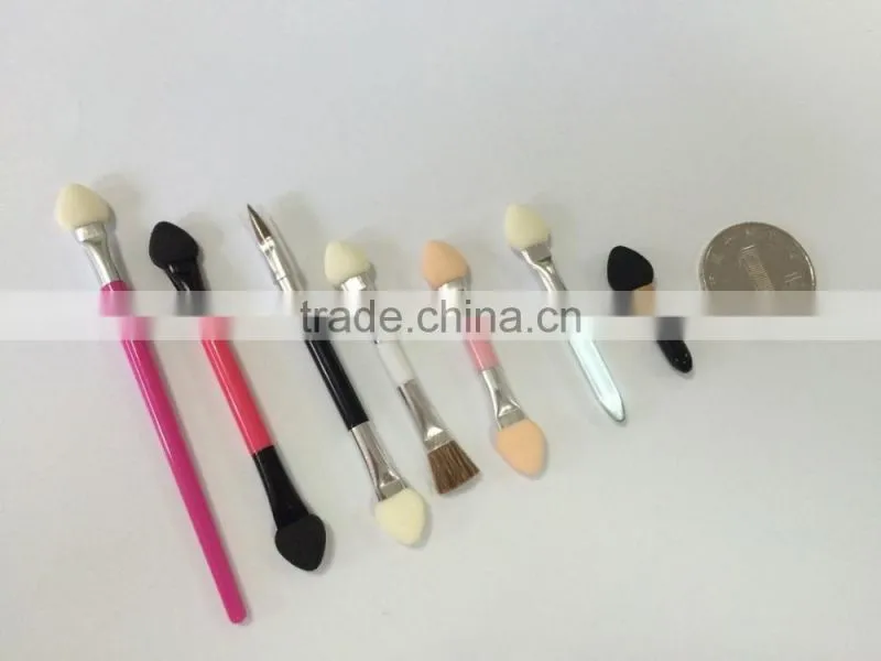Hot Sale Makeup Mini Powder sponge Brush Double End Eyeshadow Brush