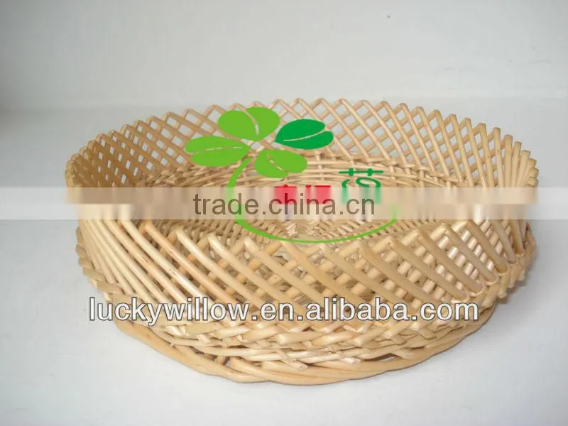 round willow fruit basket elegant food basket bread baset