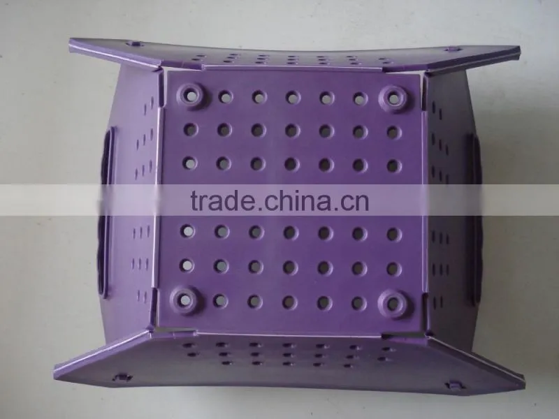 2016 Hot Sales PP Plastic Colorful Foldable Household Colander