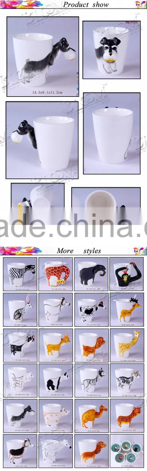 Hot Sale Ceramic Animal Custom Coffee Mug Wholesale