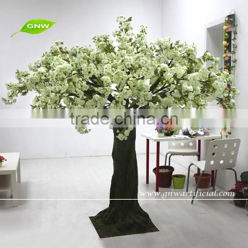 GNW BLS017 Pink cherry blossoms for hotel decoration