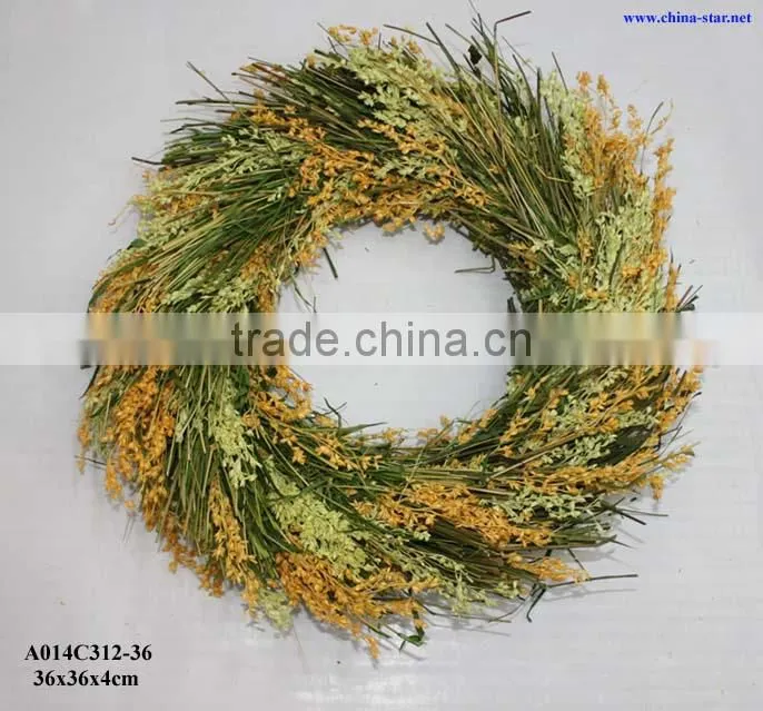 moss and grass heart for spring decor