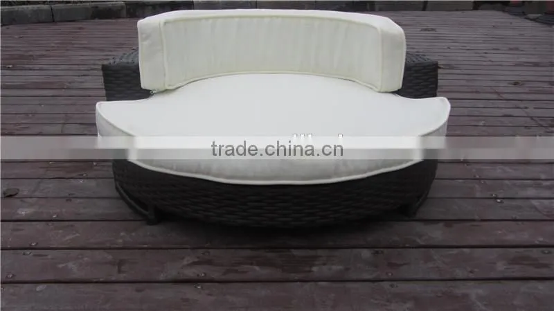 Hot Sale Round PE Rattan/Wicker Pet Dog Cat Bed