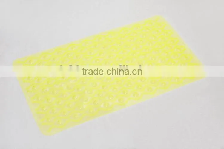 Top grade hot-sale grass shaped popular pvc bath mat