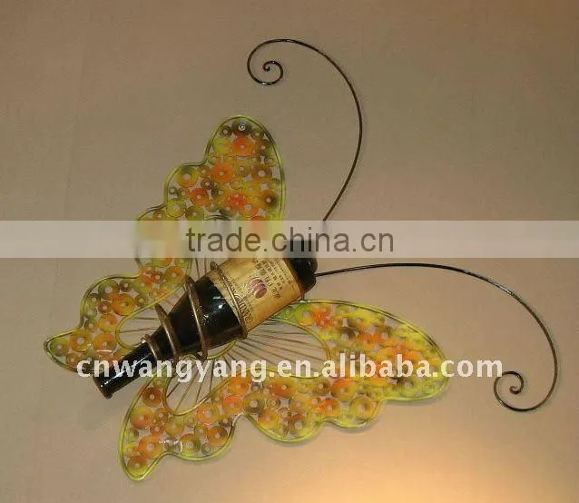 wall wine holder beautiful butterfly (J095)