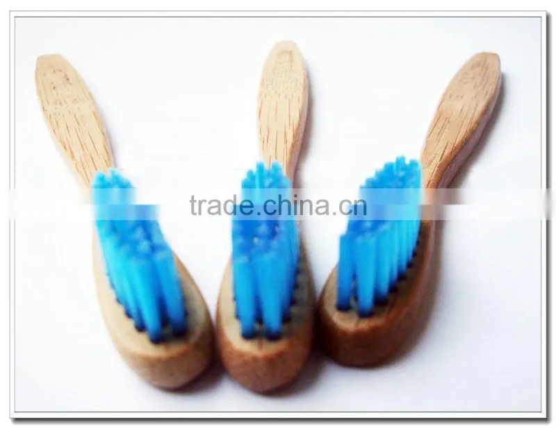 Natural bamboo toothbrush with customise color bristle