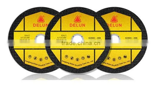 Black paper 4 inch cutting disc for metals