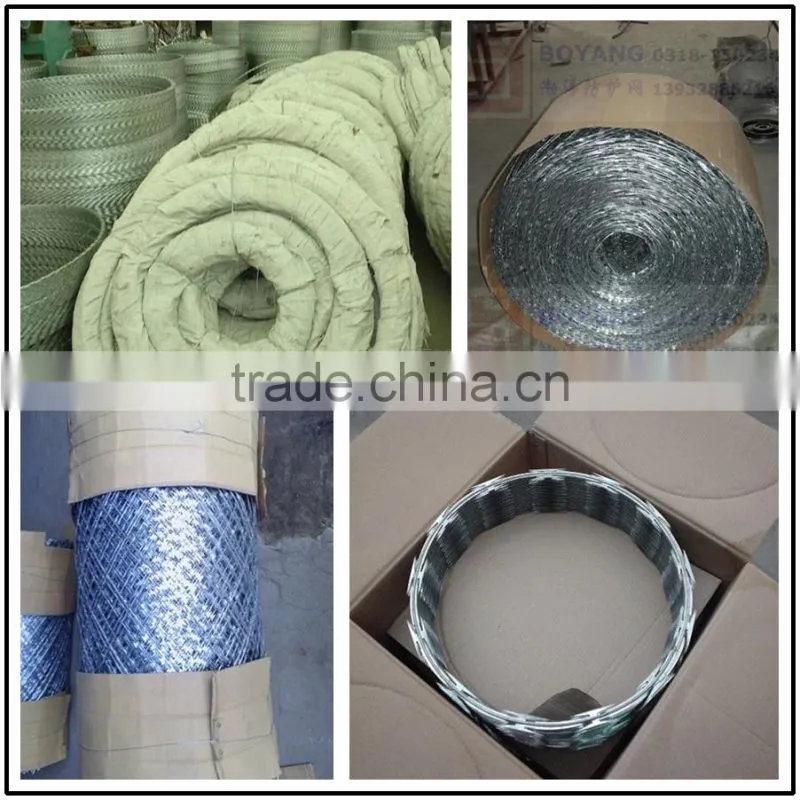 guard against theft razor blade wire fencing