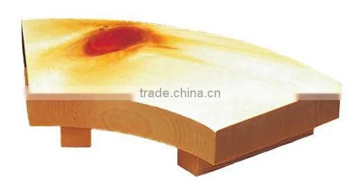 Hinoki Wood Sushi Table for Arranging Suehiro Shape for Sushi Bar