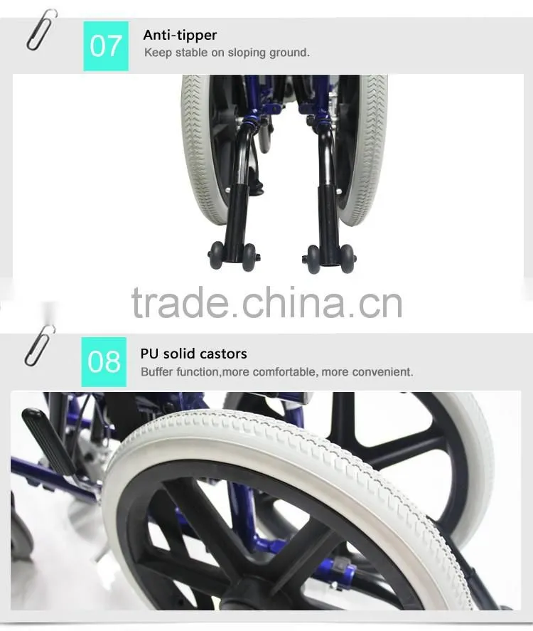 Topmedi made in china quadriplegic wheelchair