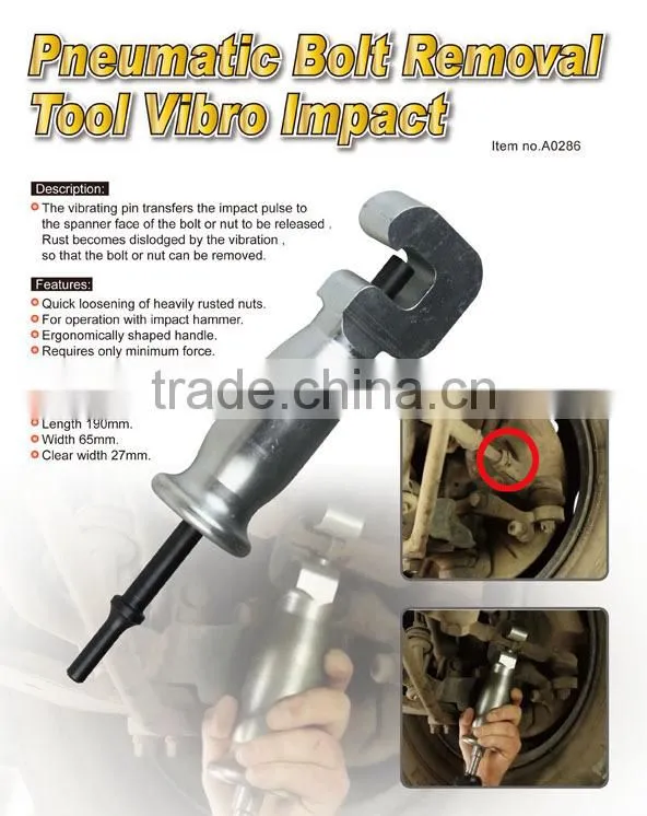 Pneumatic bolt removal tool Vibro Impact