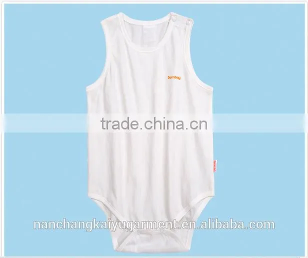 wholesale plain organic cotton baby rompers