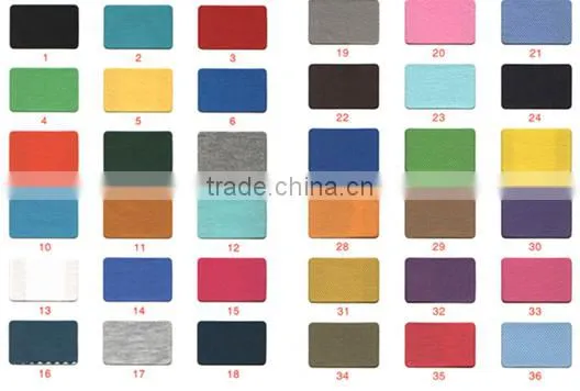 High quality CVC round neck long sleeve t shirt design print