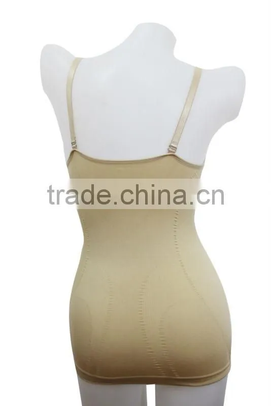 Best popular open bust mid waist slimmer tank top