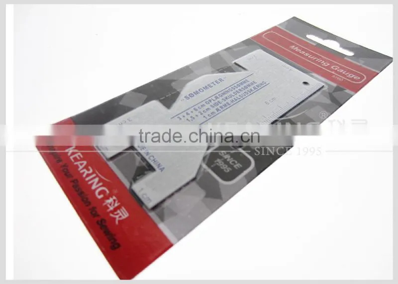 Kearing Luxury aluminum metric Patchwork Quilting Rulers for graphic artists Measuring Gauge #5700A