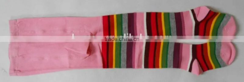 Children cotton tights with strip design