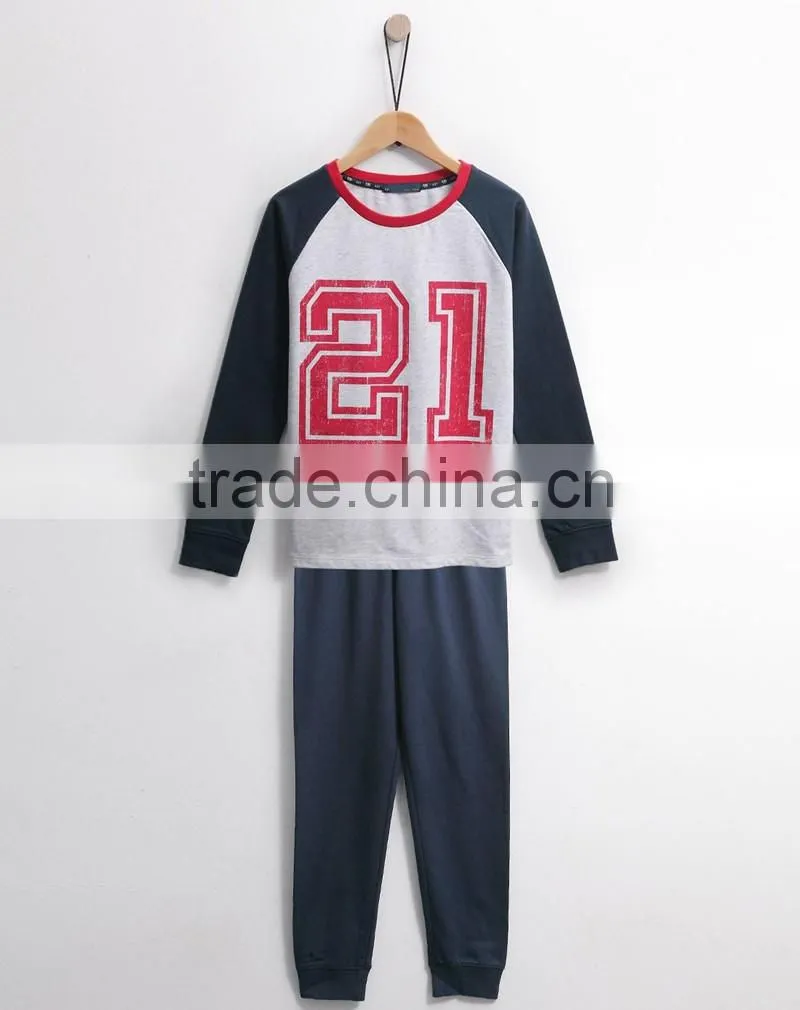 fashion boy print digital two-piece dress sport hoodies without hood